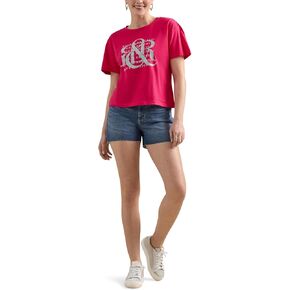 شورت نسائي من قماش الدنيم عالي الارتفاع من Rock & Republic in Kuwait