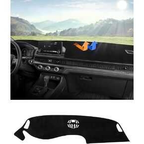 Autorder Dashboard Cover Mat for 2023 2024 2025 Honda HR-V HRV Accessories Dash Cover Flannel Dash Mat Sunshade Glare UV Rays Protector