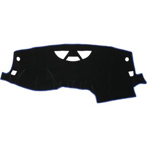 Dash Cover for Audi TT 2007-2014 / Center Console Dashboard Cover/Non-Slip/Polyester / 1 Pcs Black Blue