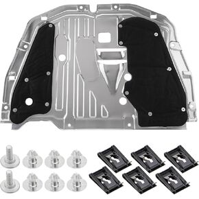 74110-TBA-A00 Engine Splash Guard, Under Car Shield Cover Board Compatible with Honda Civic 2016 2017 2018 2019 2020 2021 Engine Case Guard Replacement 90674-TY2-A01 Engine Splash Shield Guard