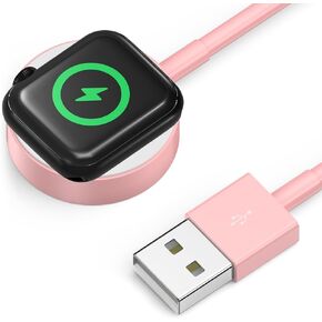 𝐔𝐩𝐠𝐫𝐚𝐝𝐞𝐝 Wireless iWatch Charger Compatible with Apple Watch Charger Magnetic Charging Cable Portable Fast Charger Cord for iWatch Ultra/SE/Series 9/8/7/6/5/4/3/2/1(1m)