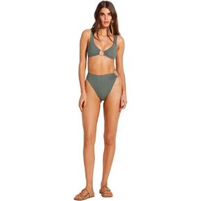 Women's Bikini Skylar Ecorib Swimsuit Top Seprate, Sea Green Ecorib, Small