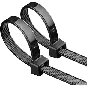 Extra long zip ties 36 inch white Large cable ties heavy duty outdoor use 250 lbs thick Nylon plastic Zipties 20pcs