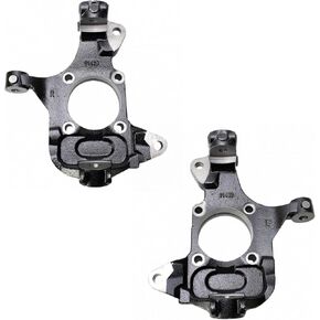 TRQ Front Steering Knuckle Spindle LH Driver RH Passenger Side 2pc Pair for Chevy GMC Silverado Sierra Avalanche 2500 3500 HD