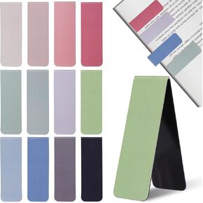 Magnetic Bookmarks, 12 Pack Book Marker Clips for Reading, Page Markers for Students Teachers Reading Book Lovers Misty Colors in Kuwait