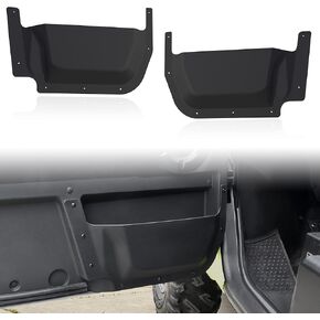 Front Door Pockets for Yamaha RMAX, Door Side Storage Box Interior Glove Organizer Tray Seat Door Handle Pockets for Yamaha Wolverine RMAX2 1000 / RMAX4 1000 2021-2024 Accessories (2PCS)