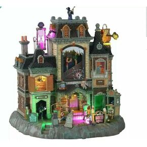 Spooky Town Lemax The Horrid Haunted Hotel Halloween Village
