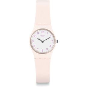 Swatch Women Casual Pink Watch Plastic Quartz Pinkbelle