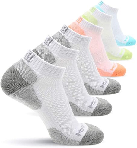 MIRMARU High Performance 6 Pairs Low Cut Athletic Running Cushion Sports Socks for Men & Women in Saudi Arabia