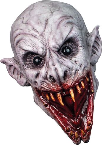 Ghoulish Productions Starving Vampire Mask. Vampire Mask for Men, Halloween Vampire Teeth, Halloween Vampire Masks for Adults. Adult Size. Vampires Line in Kuwait
