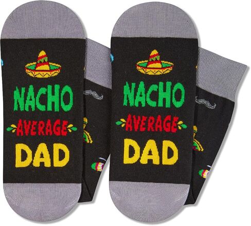 HAPPYPOP Funny Dad Socks Fathers Day Socks, Dad Birthday Gifts, Funny Gifts For Dad From Daughter Son, Father Gifts in Saudi Arabia