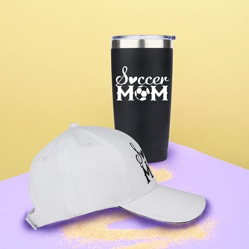 VeryMerryMakering Soccer Mom، قبعة كرة القدم أمي، زي كرة القدم أمي، هدايا أمي كرة القدم، كأس أمي لكرة القدم، قبعة أمي لكرة القدم، قبعة بيسبول لأمي كرة القدم، قبعة أمي لكرة القدم للنساء باللون الأسود in Kuwait