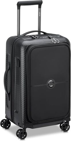 DELSEY Paris Turenne Hardside Luggage with Spinner Wheels, Black, 2-Piece Set with Soft Pocket (19/27) in Saudi Arabia