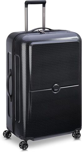 DELSEY Paris Turenne Hardside Luggage with Spinner Wheels, Black, 2-Piece Set with Soft Pocket (19/27) in Saudi Arabia