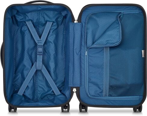 DELSEY Paris Turenne Hardside Luggage with Spinner Wheels, Black, 2-Piece Set with Soft Pocket (19/27) in Saudi Arabia