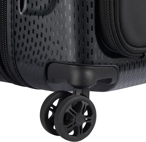 DELSEY Paris Turenne Hardside Luggage with Spinner Wheels, Black, 2-Piece Set with Soft Pocket (19/27) in Saudi Arabia