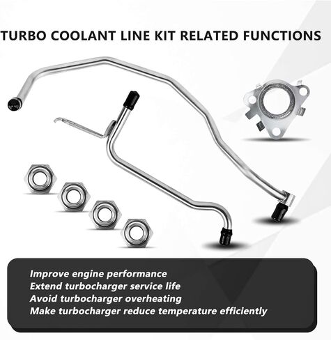 926-186 926-187 طقم خط تبريد توربو جانب السائق وجانب الركاب لسيارة 2011-2016 Ford F150، 2015-2021 Ford Transit 150/250/350/350 HD، 2015-2017 Ford Expedition، 2015-2017 Lincoln Navigator in Kuwait