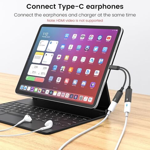 MOGOOD USB C Splitter USB C إلى USB C أنثى محول USB Y Splitter Cable (ليس للشاشة) USB C ذكر إلى 2USB-C سلك أنثى مزدوج USB C Port Hub USB C شحن محول سبليت لأجهزة Mac وXbox One وPS5 والكمبيوتر المحمول in Kuwait