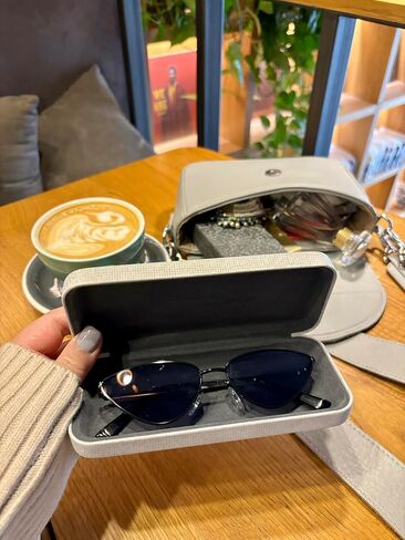 Eyeglass Case Unisex Protective, Glasses Case Hard Shell Fits Most Glasses, Women's Sunglass Case Lightweight in Saudi Arabia