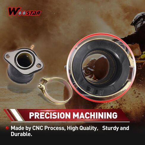 WOOSTAR 27mm Intake Manifold Pipe with Air Injection Tube Replacement for CF250 CN250 CH250 Water Cooled 250 ATV Scooter in Saudi Arabia