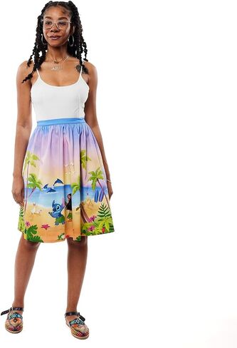 SS Disney LILO and Stitch Beach Scene Sandy Skirt Small Multicolor in Saudi Arabia