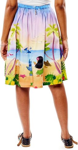 SS Disney LILO and Stitch Beach Scene Sandy Skirt Small Multicolor in Saudi Arabia