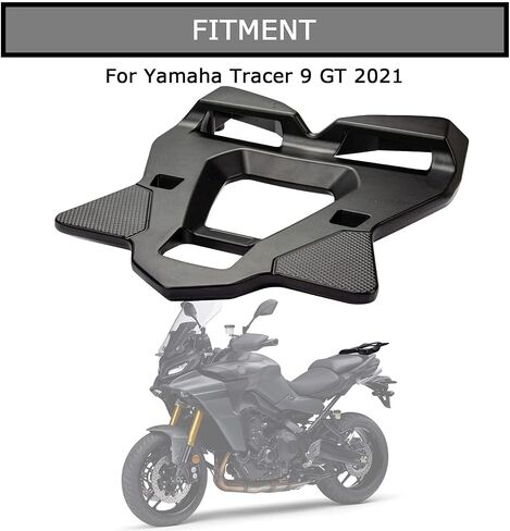 البضائع الخلفية للدراجة النارية لـ Tracer 9 GT 2021-2024 - PSLER رف الأمتعة الخلفي ممتد رف شريط الناقل العلوي جبل قوس لوحة متوافقة مع Tracer 9 GT Niken GT TMAX560 TMAX530 in Kuwait