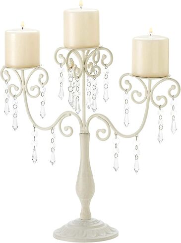 حامل شموع محوري لهدايا الزفاف من Accent Plus عاجي in Kuwait