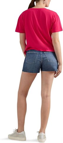 شورت نسائي من قماش الدنيم عالي الارتفاع من Rock & Republic in Kuwait