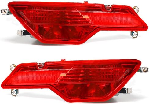 Rear Bumper Reflective Tape L+R For BMW X6 E71 E72 X6 M xDrive35i 40i 50i 4.4T 2008-2014 Replacement # 63147187219,63147187220 in Saudi Arabia