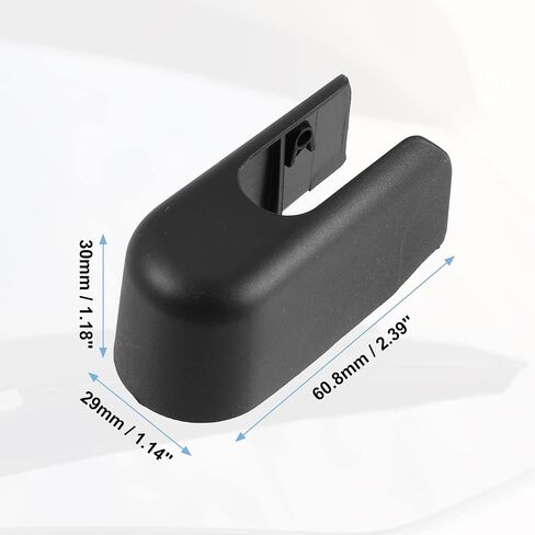ACROPIX Car Rear Windshield Wiper Arm Cover Cap Fit for Mazda 3 2004-2009 No.BP4M-67-395A - Pack of 1 Black in Saudi Arabia