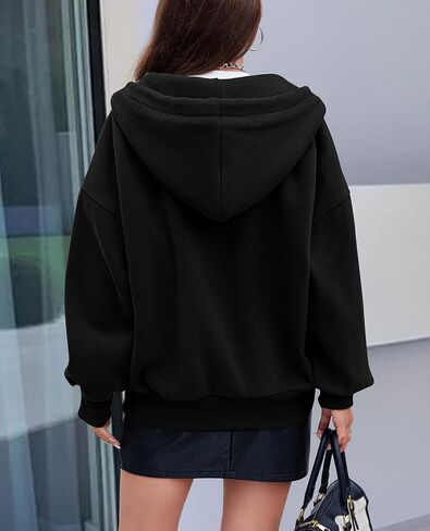 PRETTYGARDEN Women's 2024 Fall Zip Up Hoodies Sweatshirt Long Sleeve Loose Fit Y2K Casual Fashion Jackets with Pockets in Saudi Arabia