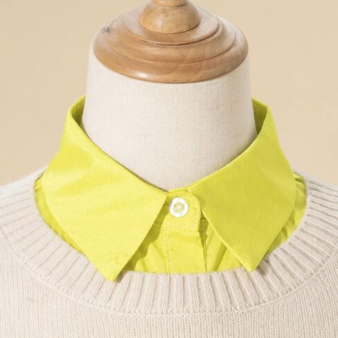 Fake Collar Detachable Collar Blouse Half Shirts Lace Decorate False Collar for Women & Girls Work Favors in Saudi Arabia