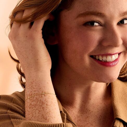 آر إس بيور من روس سيمونز 0.10 قيراط. t.w. سوار محطة الماس من الذهب الأصفر عيار 14 قيراطًا. 6.5 بوصة in Saudi Arabia