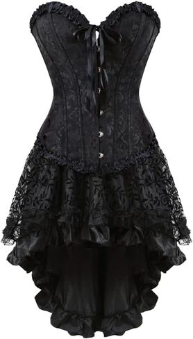 Steampunk Corset Skirt Party Showgirl Corsets Bustiers for Women in Saudi Arabia