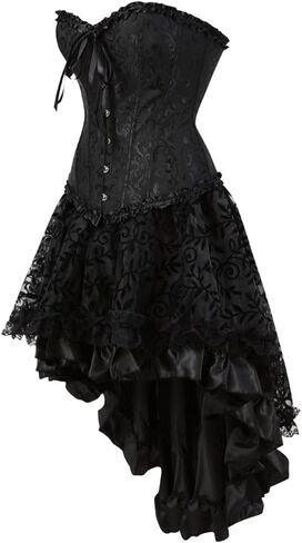 Steampunk Corset Skirt Party Showgirl Corsets Bustiers for Women in Saudi Arabia