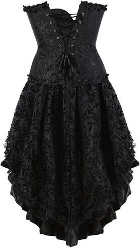 Steampunk Corset Skirt Party Showgirl Corsets Bustiers for Women in Saudi Arabia