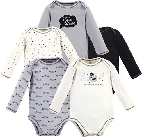 Touched by Nature baby-girls Organic Cotton Long-sleeve Bodysuits in Saudi Arabia