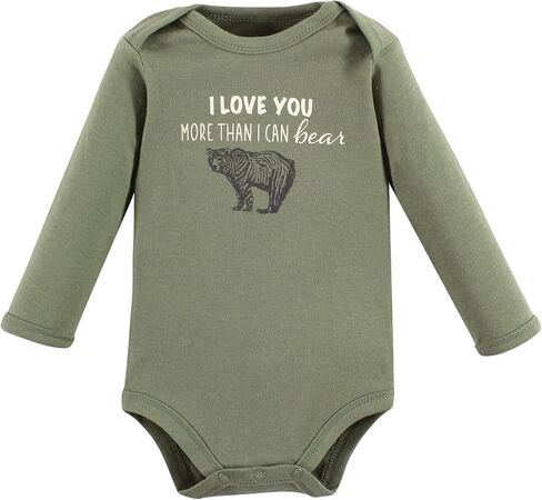 Touched by Nature baby-girls Organic Cotton Long-sleeve Bodysuits in Saudi Arabia