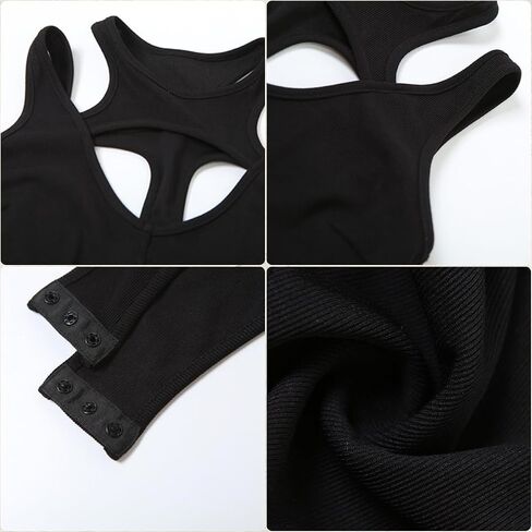 SINROYEE Sexy Hollow Out Women Bodysuit Summer Streetwear Outfit Gothic Jumpsuit T Shirt Short Sleeve Sleeveless in Saudi Arabia