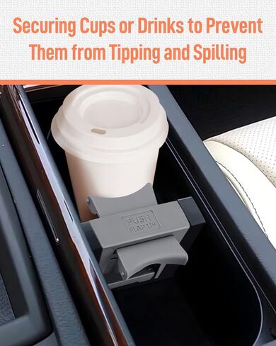 Car Cup Holder Insert Divider Center Console Fit for Toyota Corolla 2009 2010 2011 2012 2013 Cup Holder Divider Plug-in Replaces 55620-12150-E0 Gray in Kuwait