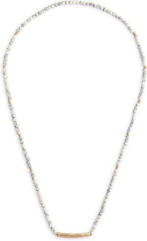 DEMDACO Strong Beautiful You Women's 28 Inch Beaded Stretch Necklace/Wrap Bracelet in Saudi Arabia