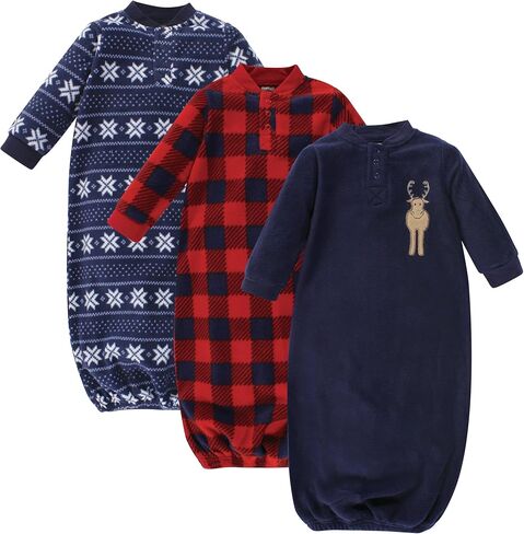 Hudson Baby Baby Girls' Fleece Gowns in Saudi Arabia