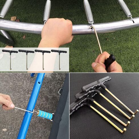 خطاف فتحة، 4 قطع على شكل حرف T لشد الأحذية الرياضية شديدة التحمل ومقبض مريح ومحمول in Kuwait