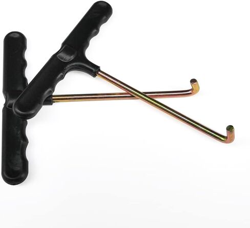 خطاف فتحة، 4 قطع على شكل حرف T لشد الأحذية الرياضية شديدة التحمل ومقبض مريح ومحمول in Kuwait