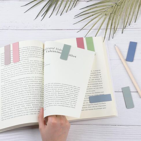 Magnetic Bookmarks, 12 Pack Book Marker Clips for Reading, Page Markers for Students Teachers Reading Book Lovers Misty Colors in Kuwait