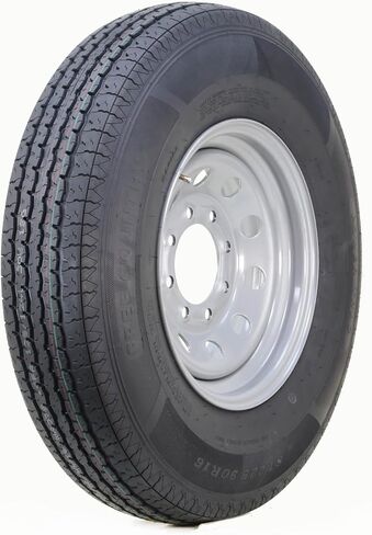 مجموعة عجلات إطارات المقطورة ST225/90R16 14-Ply G 127L 8 Lug on 6.5 "PCD Silver Mod Rim in Saudi Arabia
