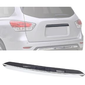 Dasbecan 90810-9PG0A Rear Tailgate Chrome Handle Garnish Finisher Molding Compatible with Nissan Pathfinder 2013-2019 Replaces 90810-3KA0A, Liftgate Trunk Handle Cover Finisher Assy
