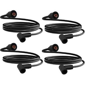 Spark Plug Wire Set Fit for Ford 2N 8N 9N New-Holland 4-Cylinder Tractors with Front Mount Distributors, Replace 9N12259B 9N12259A 9N12287A, 4Pcs