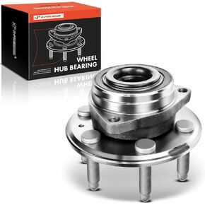 A-Premium Front or Rear Wheel Bearing and Hub Assembly with 6-Lug Compatible with Cadillac SRX 2010-2016, Saab 9-4X 2011